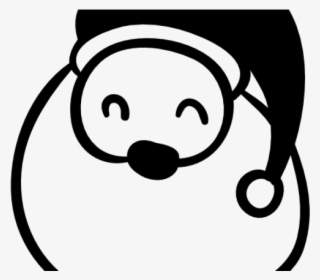 Drawn Face Santa #8682032