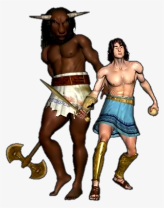 Fineartfriday Sticker - Theseus And Minotaur Clipart #8683578