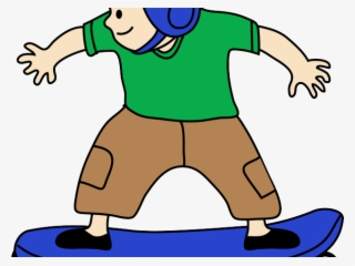 Skateboarding Clipart Transparent Background - Skateboard Clipart Transparent #8684035