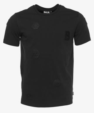 Badge T-shirt Black - Bella Canvas 3413 Charcoal Black Triblend #8684405