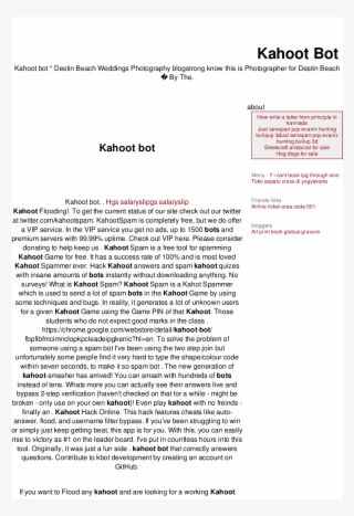 Get The Free Kahoot Bot Form Online #8684896 Get The Free Kahoot Bot Form Online #8684896