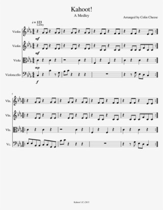 Kahoot Orchestra Medley - Jingle Bell Rock Violin 1 #8684970