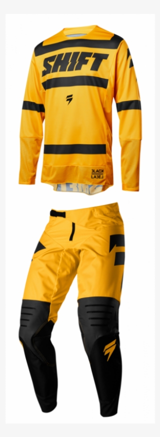 2018 Shift Mx Black Label Strike Yellow Kit Combo - Shift Black Label Strike #8685195