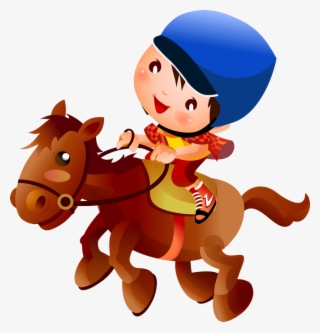 Montando A Caballo - Vector #8685234