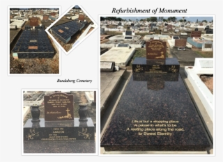 We Also Can Provide You With A New Monument Or Vault #8685985