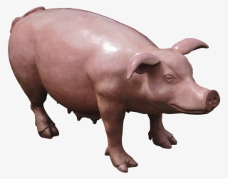 Pig Sow Sculpture Plastic Artificial Garden - Sculpture #8686737