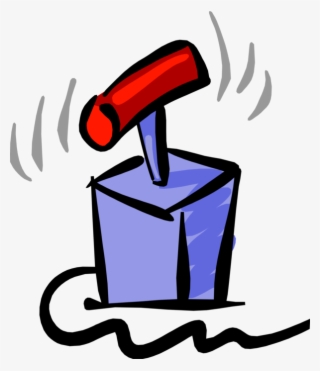 Explosive Plunger Detonator Image Illustration Of Trinitrotoluene - Tnt Clipart #8687709