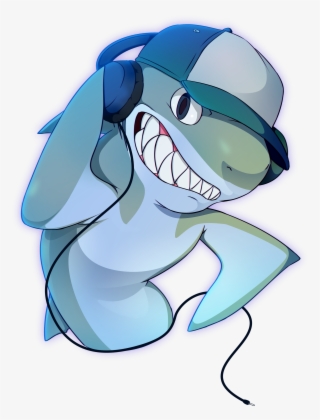 Frosty Shark Character - Cartoon #8688676