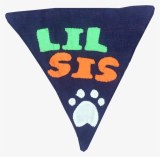 Handmade Patchwork Slip-on Dog Bandana - Emblem #8690187