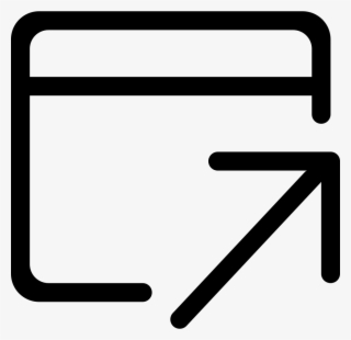 New Window Open Comments - Open In New Window Svg #8690454