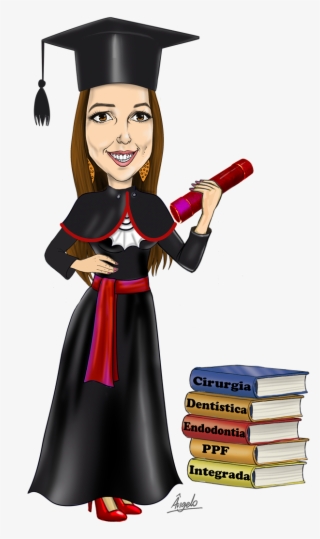 Corpo Inteiro Com Elementos - Desenho De Formanda Png #8691849