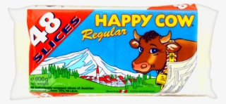 Happy Cow Slice Cheese Regular 800g - Happy Cow Slices Cheddar #8692282