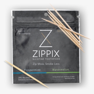 Zippix Nicotine Toothpicks - Graphic Design #8692451