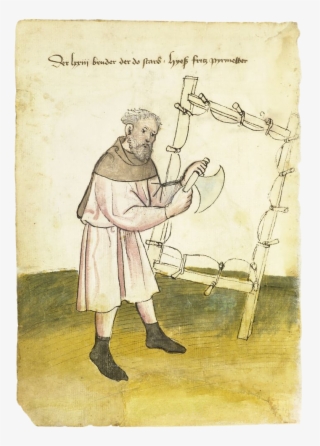 Pergaminero Rascando El Futuro Pergamino Con El Lunellum - Making Parchment #8692581