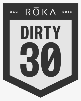 The Roka Dirty 30 Logo - Sign #8693041