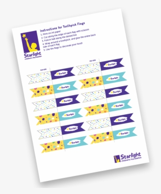 Starbq Toothpick Flags - Starlight Children's Foundation #8693138