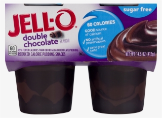 Jell O Sugar Free Double Chocolate Pudding Snack, #8694454