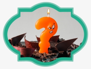 Vela Números Caritas - Numero 4 Con Carita Png #8694455