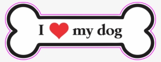 Dog Sticker - Heart #8696077