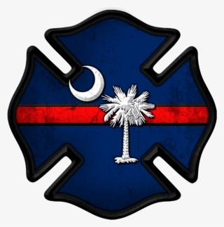 South Carolina Firefighter Decal - South Carolina Sticker #8697159