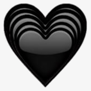 Black Heart Emoji Art Interesting Photography Decoratio - Heart #8698032