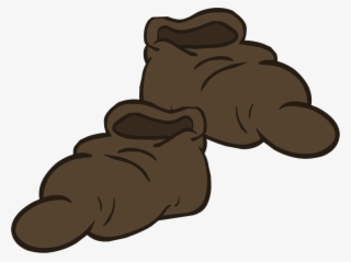 Villager Shoes - Club Penguin Brown Shoes #8699146