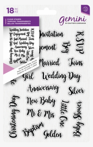 Gemini A6 Clear Stamp - Gemini Clear Stamp #8699814