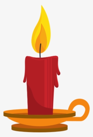 Lit Candle - Vector Graphics #870387