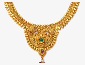 Necklace Clipart Necklace Design - Gold Necklace Design Png #870661
