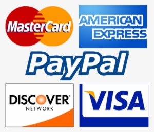 Credit Card Logos - Visa Mastercard American Express Discover Paypal #870726