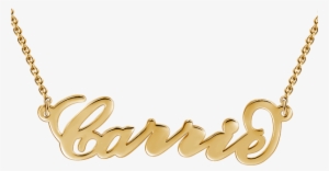 Design Your Own Name Necklace Now - Carrie Style Name Necklace Silver #870750