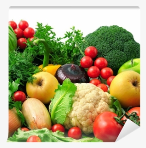 Fresh Fruits And Vegetables Vinyl Wall Mural • Pixers - Nutrition: Science And Applications - Hardcover #870925