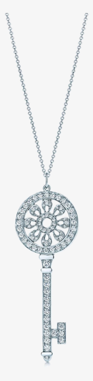 We Offer This Authentic Quality Key Petals Necklace - Tiffany Key #871046