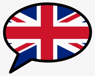 English Speech Balloon - British Flag Speech Bubble #871621