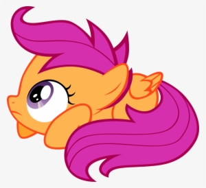 You Scared The Chicken By Elegantmisreader On Clipart - Scared Scootaloo #871810