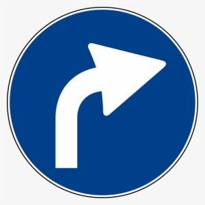 Panneau De Signalisation Bleu #872033