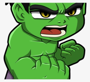 How To Draw Chibi Superheroes - Hulk Chibi #872593