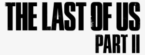 Logo The Last Of Us Part Ii Schwarz - Last Of Us 2 Png #872779