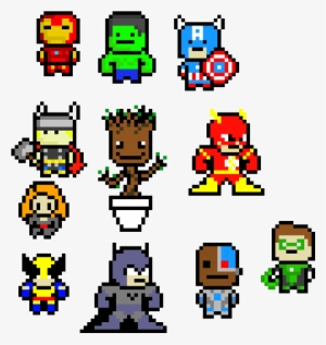 Superheroes - Almofada Capitao America Pixel Marvel #873346