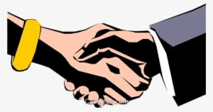 Hands Shaking Royalty Free Vector Clip Art Illustration - Illustration #873409