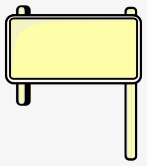 Blank Street Signs Png - Road Sign Boards Clipart #874393