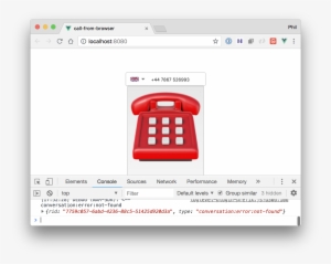Conversation Not Found Message In Browser Console - User Interface #874396