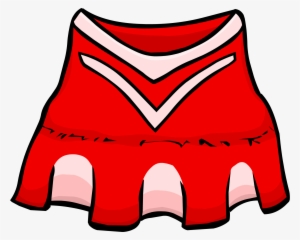 Red Cheerleader Outfit Clothing Icon Id 254 - Club Penguin Cheerleader #874520