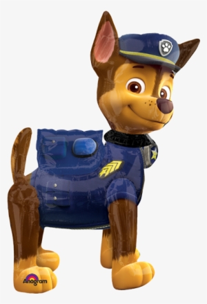 Paw Patrol Birthday - Paw Patrol Characters Chase - Free Transparent ...