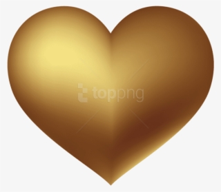 Brown Hearts Transparent Background #876403