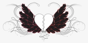 Drawn Broken Heart Transparent - Emo Broken Heart Drawings #876648