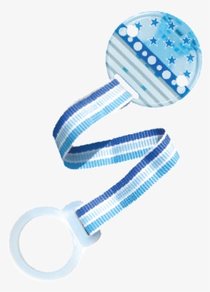 Personalized Pacifier Holder Blue Stars - Razbaby Keep-it-kleen Pacifier Holder #876698