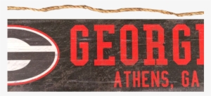 Georgia Bulldogs Logo Wood Sign - Fan Creations Ncaa Team Name Sign - C0846-georgia #876740