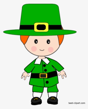 Boy Wearing Saint Patrick's Day Costume Free Clipart - Boy #877026