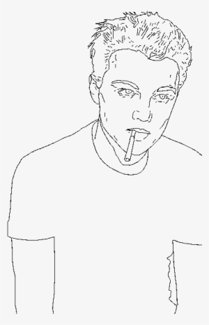 I Did Some Simple Drawings Of Celebrities On Photoshop - Drawing #877076
